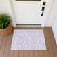 Dalyn Rug Company Soft Essentials Floral Lavender 1"8" x 2"6" Indoor/Outdoor Area Rug, , large