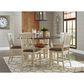 Signature Design by Ashley Bolanburg Round Drop Leaf Counter Table in Two-tone, , large