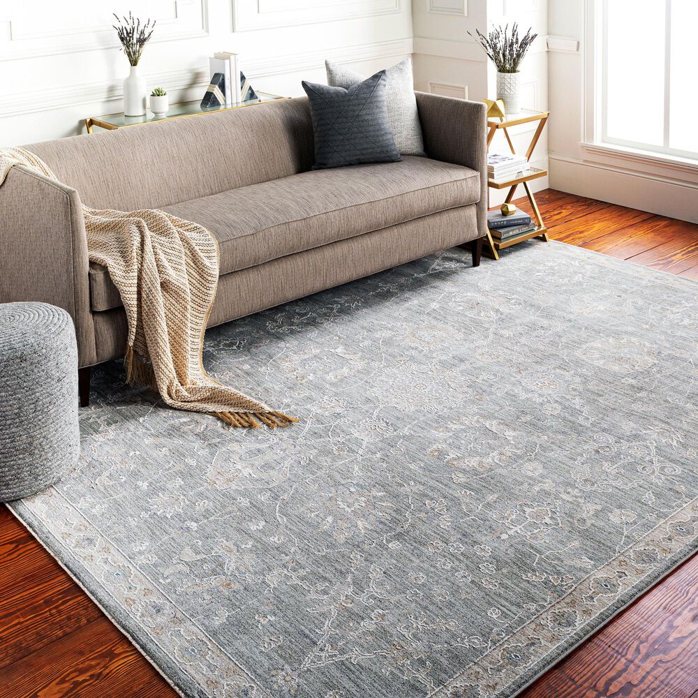 Surya Avant Garde 9' x 12'1" Gray, Beige and Denim Area Rug Nebraska