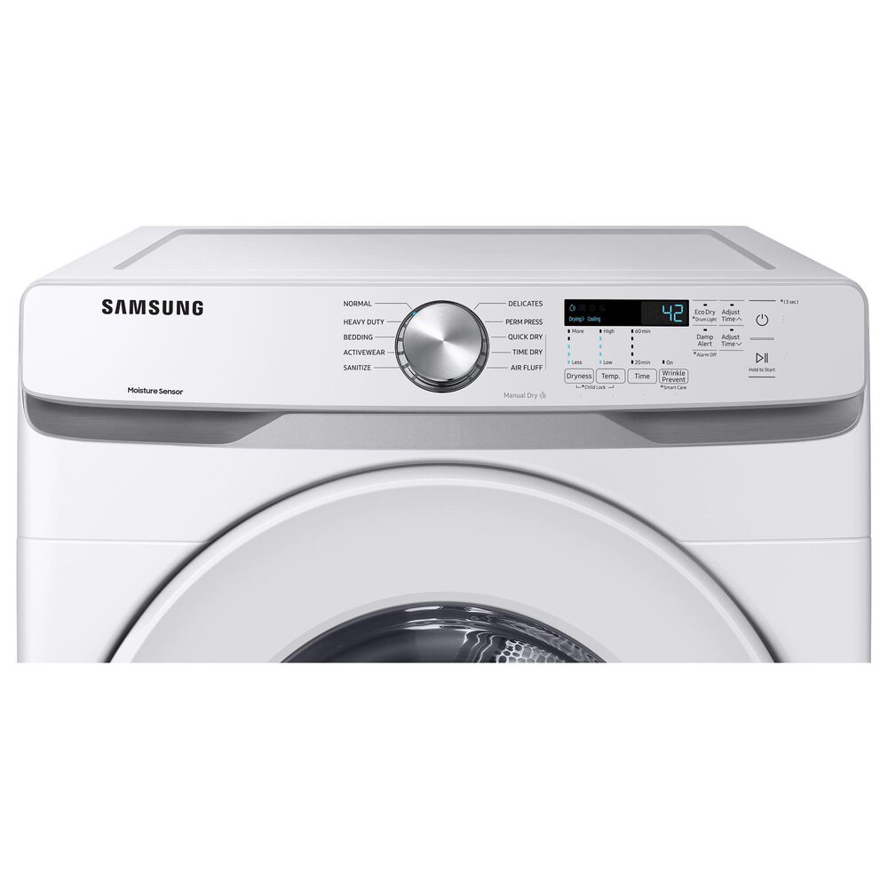Samsung 7.5 Cu. Ft. Front Load Long Vented Electric Dryer in White, , large