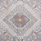 Feizy Francisco Oriental 4" x 6" Gray and Rust Area Rug, , large
