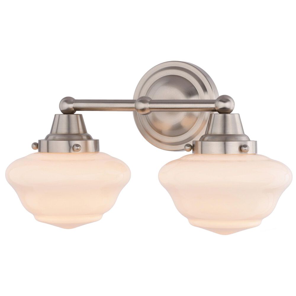 Vaxcel Eastgate 2-Light Bathroom Vanity in Satin Nickel, , large