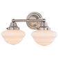 Vaxcel Eastgate 2-Light Bathroom Vanity in Satin Nickel, , large