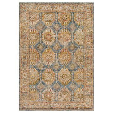 Surya Mona Lisa 6"7" x 9"6" Tan, Dark Blue, Mustard, Brick Red, Olive, Sage and Burgundy Area Rug, , large