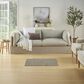 Nourison Riverstone Grey and Ivory 2" x 3" Area Rug, , large