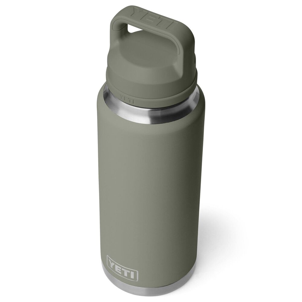 YETI Rambler 36 Oz Water Bottle with Chug Cap in Pampa Green, , large