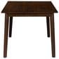 Linon Home Decor Drury Dining Table in Rich Brown - Table Only, , large