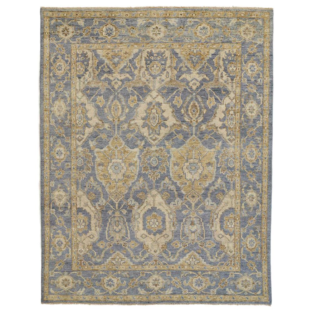 Feizy Rugs Carrington 6502F 7"9" x 9"9" Light Blue and Beige Area Rug, , large