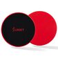 Sunny Health & Fitness Dual Sided Core Exercise Disk in Black and Red, , large