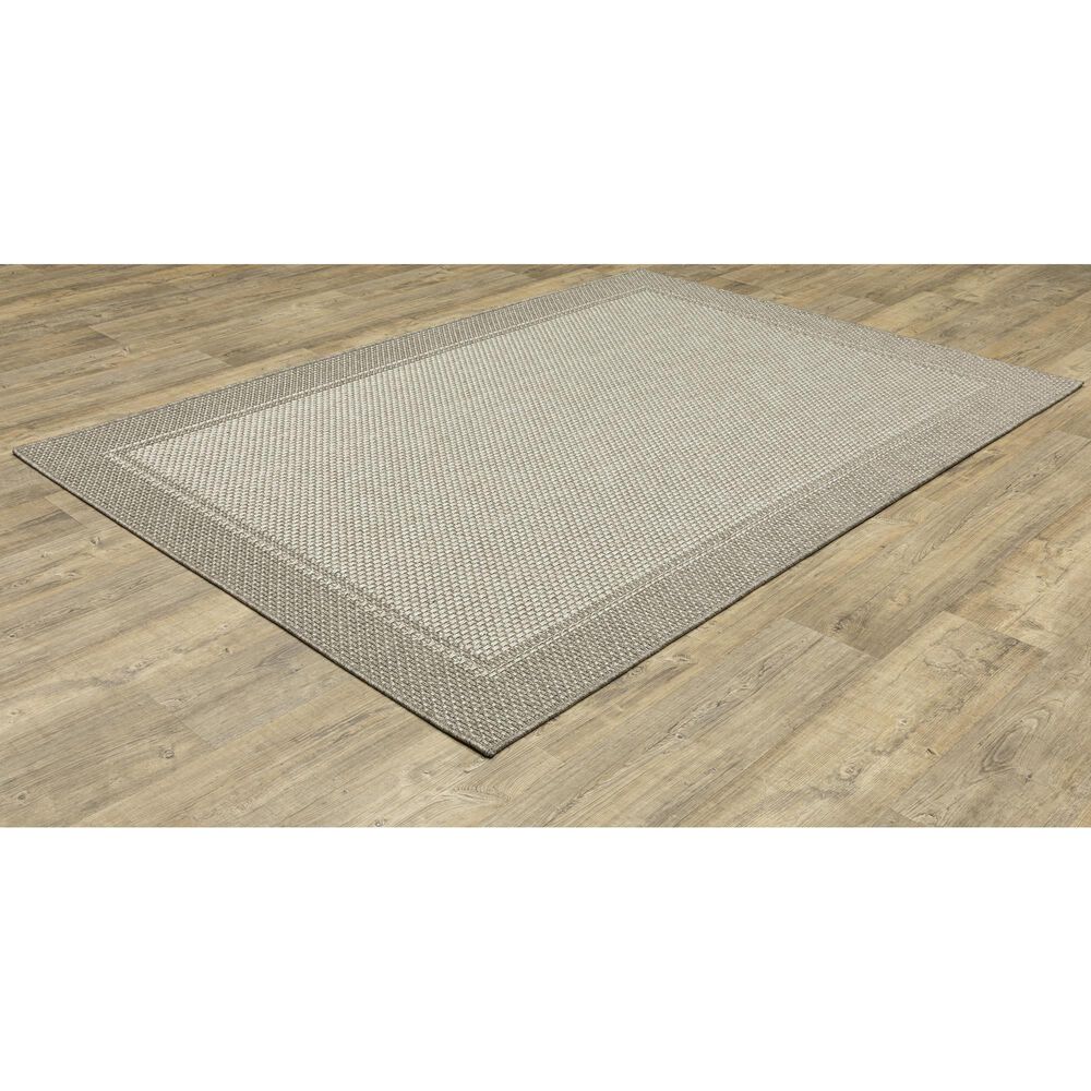 Oriental Weavers Caicos CA03N 6&#39;7&quot; x 9&#39;2&quot; Grey Area Rug, , large