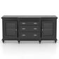 Declan Dining 2-Door Buffet in Black, , large