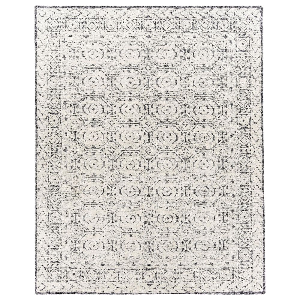 Surya Louvre Black, Ivory and Cream 10&#39; x 14&#39; Area Rug, , large