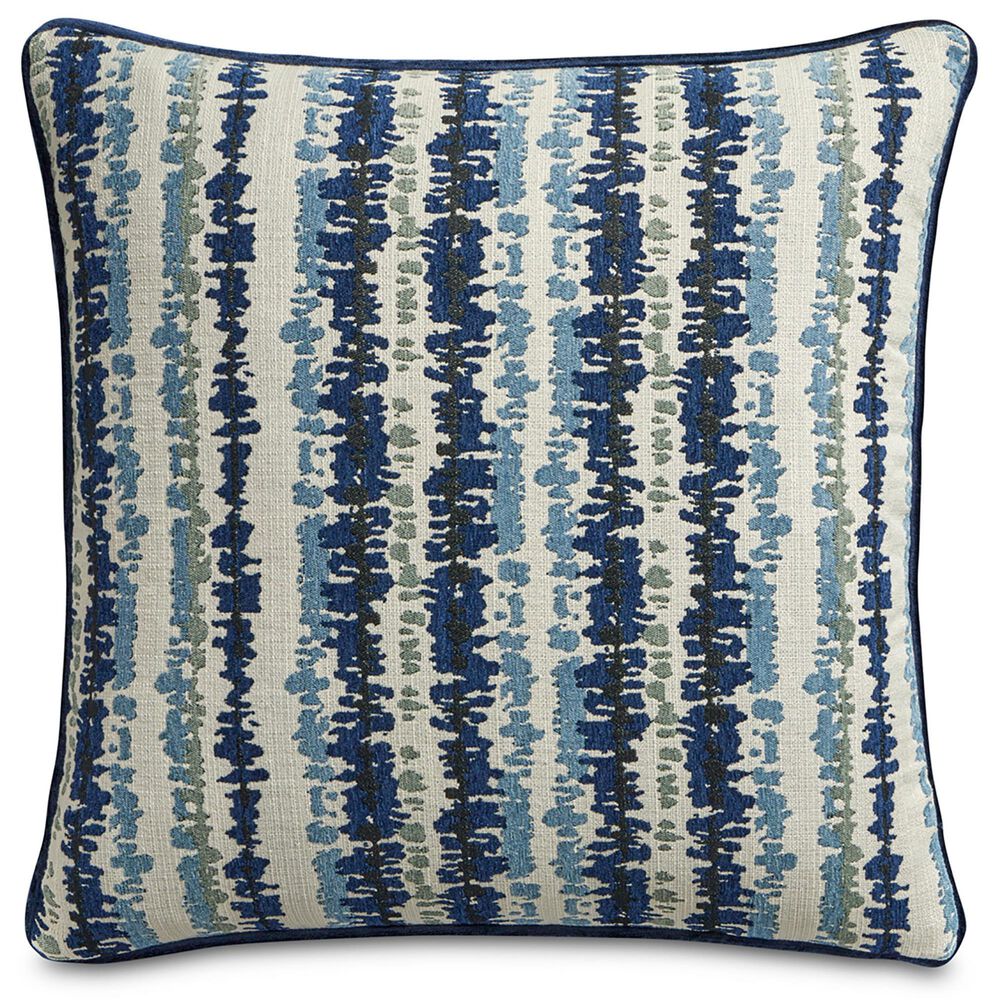 Vista Haus Antigua 21" x 21" Square Throw Pillow in Navy, , large