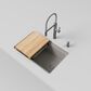 Blanco Inteos 30" Undermount Single Bowl Kitchen Sink in Truffle, , large