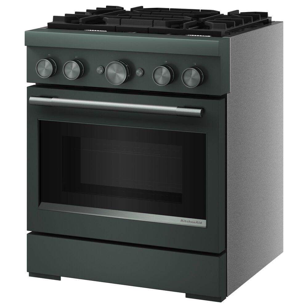KitchenAid 4.1 Cu. Ft. Commercial-Style Dual Fuel Range in Juniper, , large