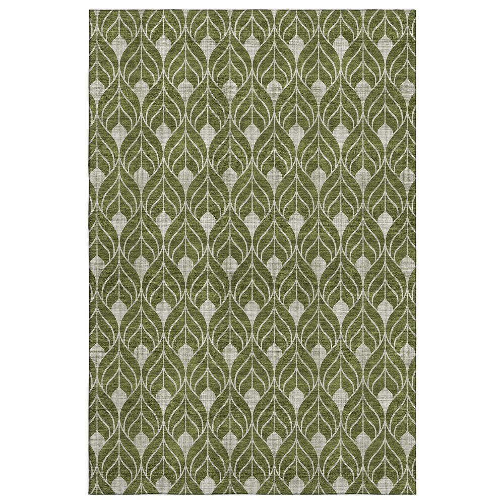 Dalyn Rug Company The Reserve TR10 Olive 9" x 12" Indoor/Outdoor Area Rug, , large