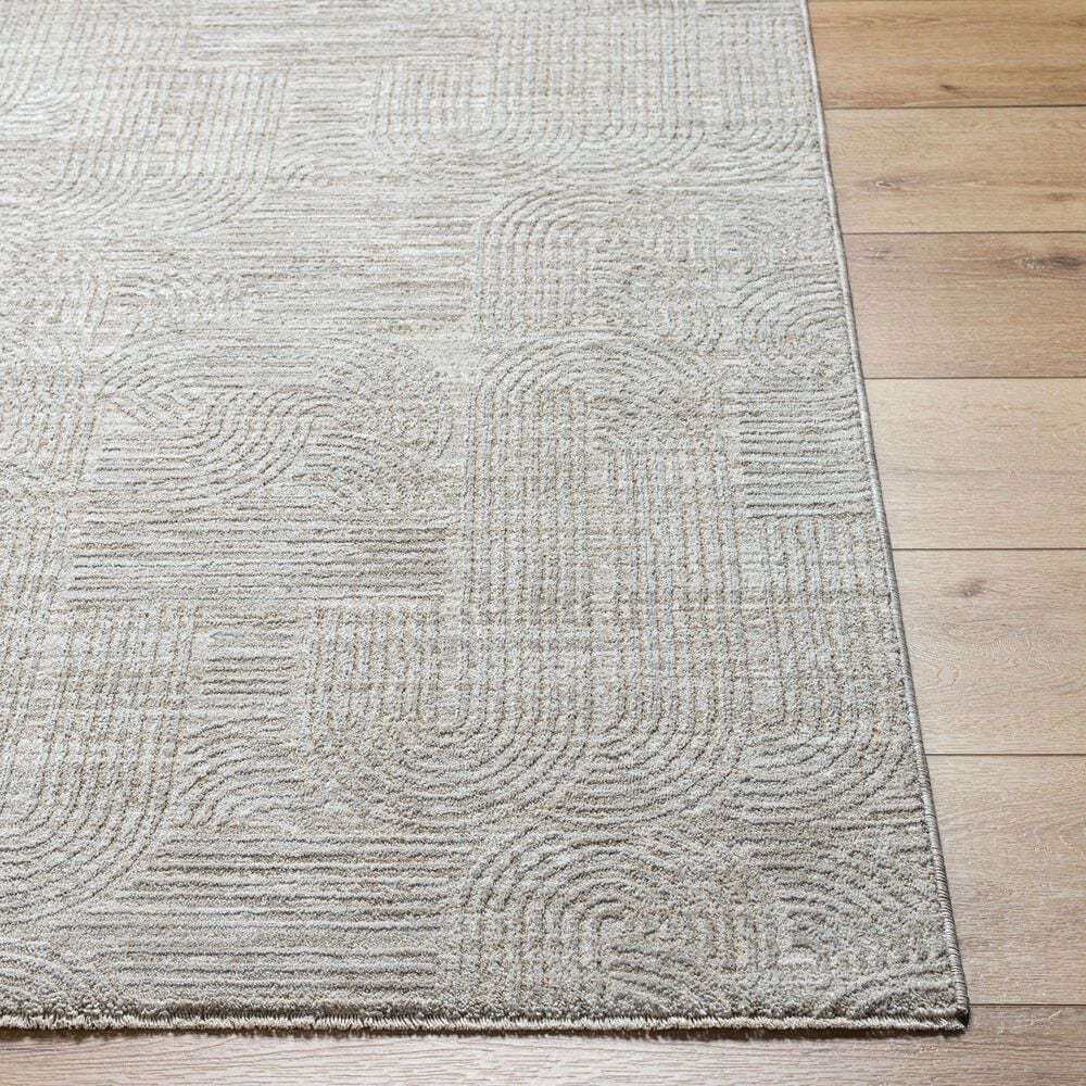 Surya Masterpiece MPC-2311 Medium Gray, Light Gray and Cream 10&#39; x 13&#39;11&quot; Area Rug, , large