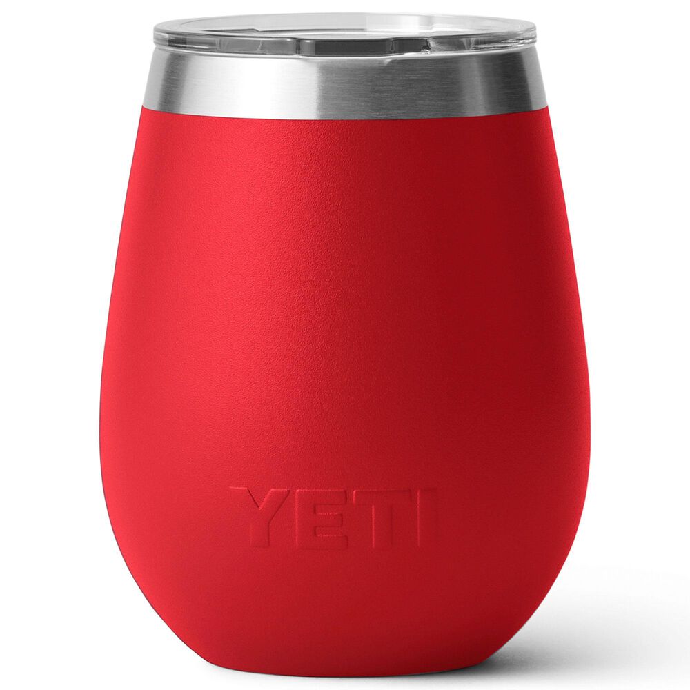 YETI Rambler 10 Oz Wine Tumbler with MagSlider Lid in Rescue Red, , large