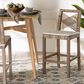 Baxton Studio Poltak Counter Stool in Grey Natural, , large