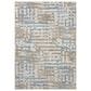 Loloi Roxie Ivory and Denim 2"7" x 12" Runner, , large