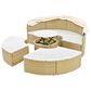 HOMLUX Patio Furniture Round Outdoor Sectional Sofa Set in Beige, , large