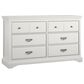 DHP Nordbee 6 Drawer Dresser in White, , large