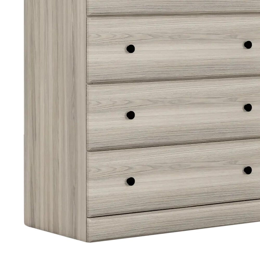 Lemoore Big Chester 5-Drawer Chest in Swidish Grey Elm, , large