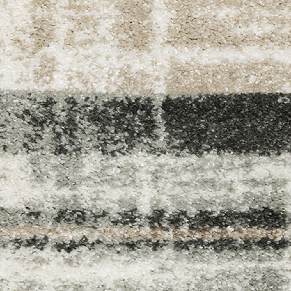 Oriental Weavers Cambria Swirls 1&#39;10&quot; x 7&#39;6&quot; Beige Runner, , large