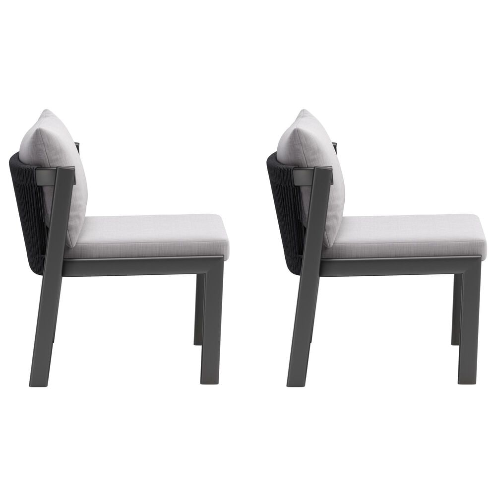 Zuo Modern Horizon Side Chair in Gray &#40;Set of 2&#41;, , large