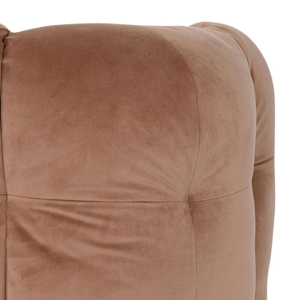 Classic Home Petra Stationary Sofa in French Beige Velvet, , large