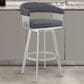 Blue River Chelsea 25" Counter Stool with Slate Gray Cushion in Silver, , large