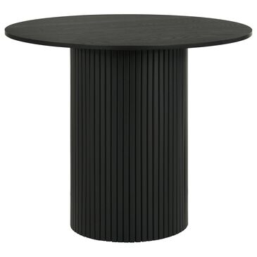 Pacific Landing Hamlyn Round Counter Height Dining Table in Black - Table Only, , large