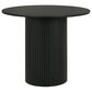 Pacific Landing Hamlyn Round Counter Height Dining Table in Black - Table Only, , large