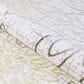 Couristan Calinda Summer Bliss 2" x 3" Gold, Silver and Ivory Area Rug, , large