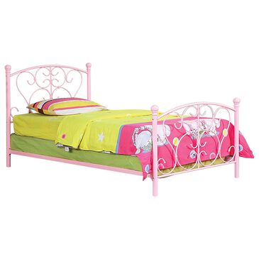 Furniture of America Arredondo Twin Bed in Pink, , large