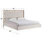 Universal Furniture Avaline Queen Upholstered Platform Bed in Skylark, , large
