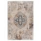 Surya Laila  6"7" x 9"6" Orange, Teal, Sage, Gray, Cream and Saffron Area Rug, , large