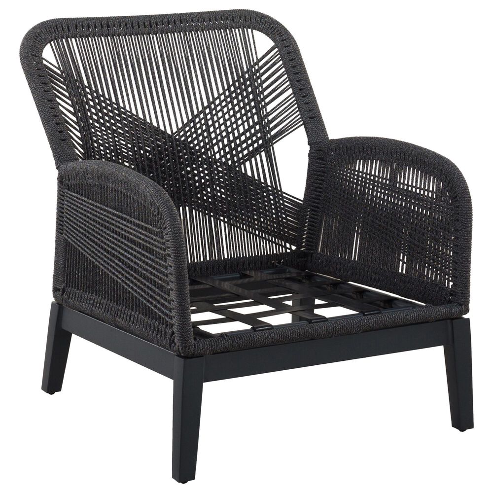 GatherCraft Cyrus Patio Club Chair with Cushion in Mystic Taupe, , large