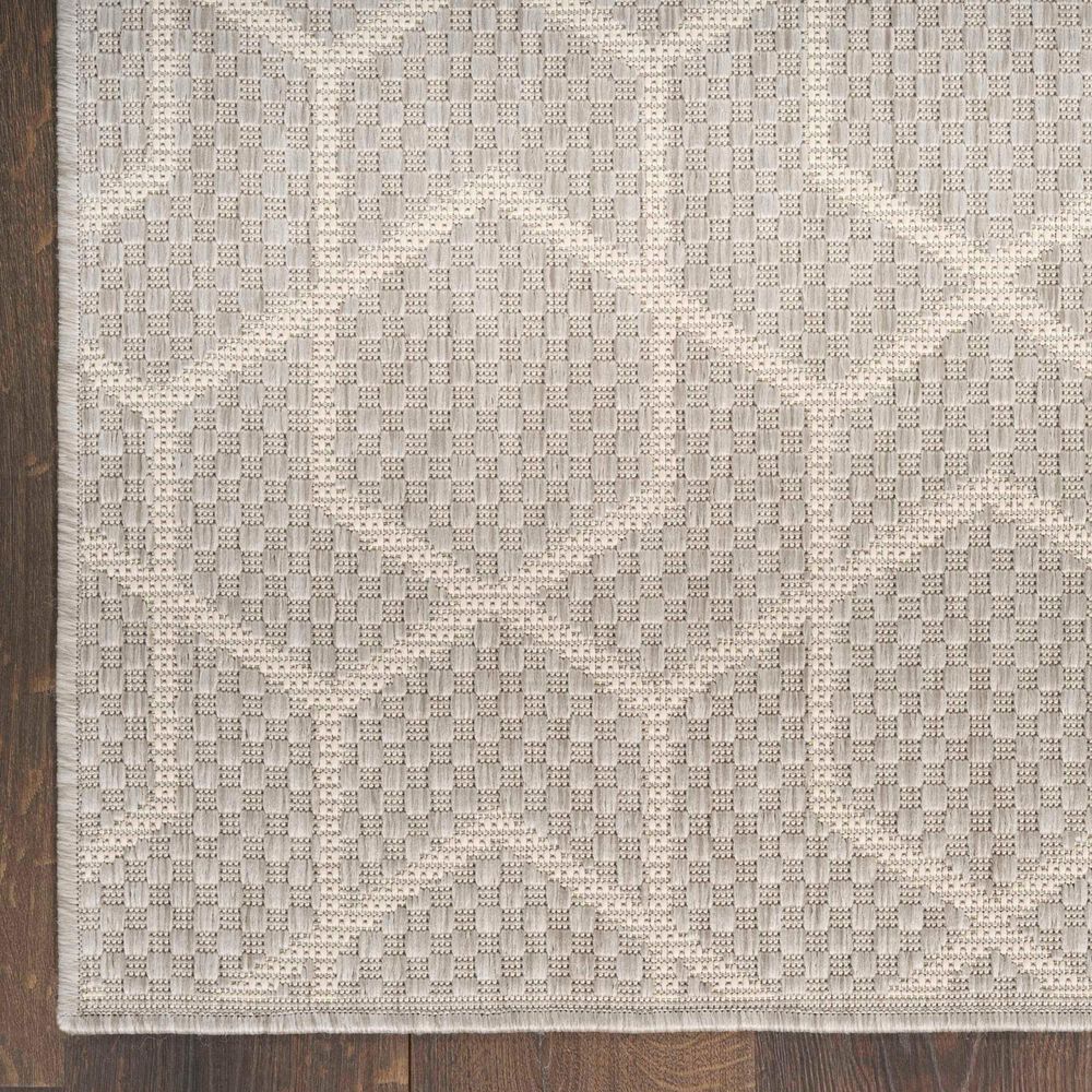 Nourison Horizon HOZ01 Grey 10&#39; x 14&#39; Indoor/Outdoor Area Rug, , large
