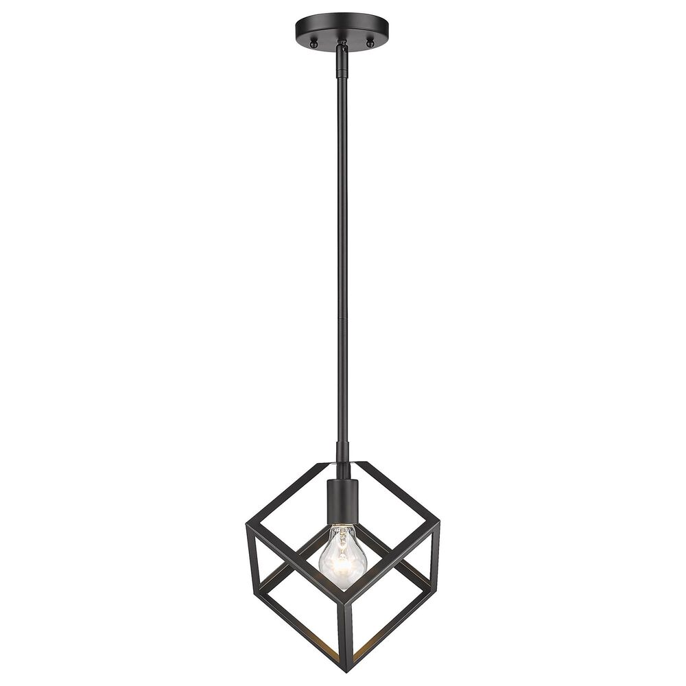 Golden Lighting Cassio Mini Pendant in Matte Black, , large