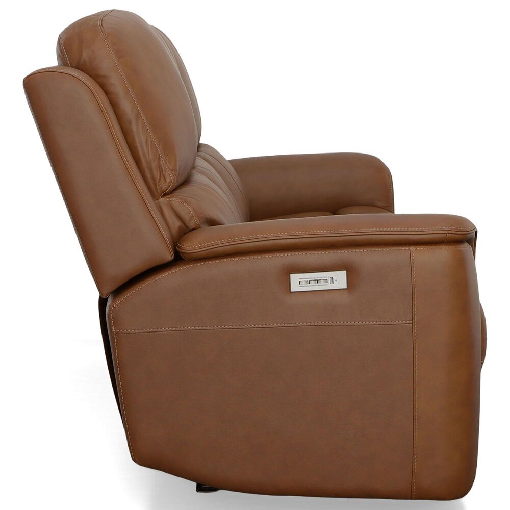 Flexsteel Henry 3-Piece Power Reclining Living Room Set in Caramel, , large