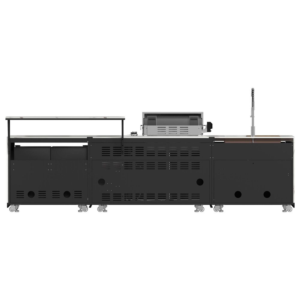 Forno Rimini 3-Piece Outdoor Kitchen Grill Set in Black and White, , large