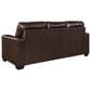 Ashley Santorine Stationary Queen Sofa Sleeper in Dark Brown, , large