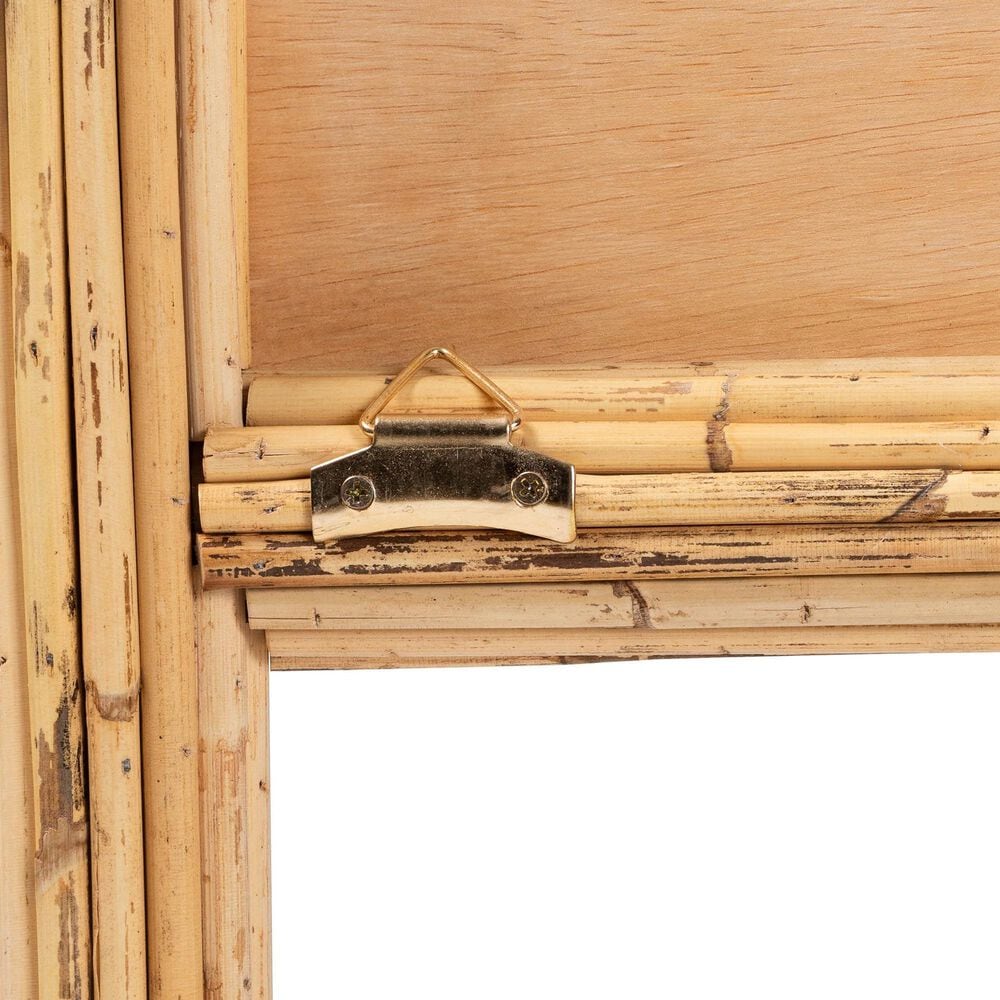 Baxton Studio Seana King Panel Headboard in Honey, , large