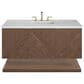 James Martin Vanities Marcello 48" Single Bathroom Vanity in Chestnut with 3 cm Ethereal Noctis Quartz Top and Rectangular Sink, , large
