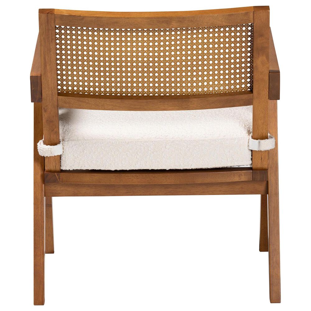 Baxton Studio Jetsam Arm Chair in Cream, , large