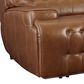 Ashley 3-Piece Power Reclining Symmetrical Sectional Sofa in Chocolate, , large