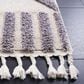 Safavieh Marrakesh MRK560A 8" x 10" Ivory and Grey Area Rug, , large