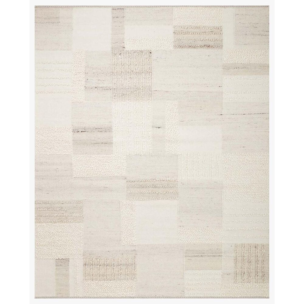 Loloi Manfred 2" x 3" Ivory and Pebble Area Rug, , large