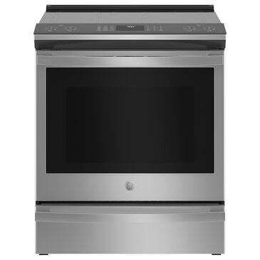 GE Profile 30" Slide-In Front-Control Induction Range in Stainless Steel, , large